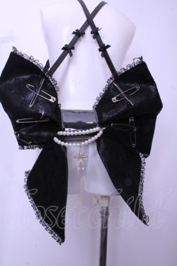 画像1: Jamieエーエヌケー / リボンゴシック痛バ  クロ「 O-26-01-20-1043-0-BG-IG-OS