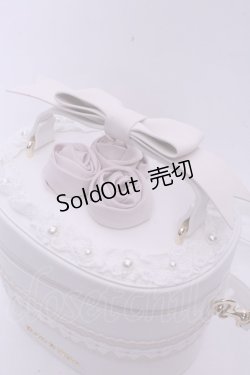 画像2: Maison de FLEUR / アニバーサリーケーキバッグ  シロ×ピンク O-26-01-20-1046-LO-BG-IG-OS