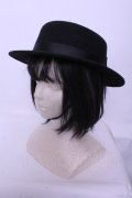 m petit by misako / TT*AMリボンカンカン帽  クロ クロミ O-26-01-20-1051-LO-AC-IG-ZTK011