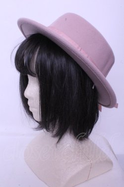 画像1: m petit by misako / TT*AMリボンカンカン帽  ピンク O-26-01-20-1052-LO-AC-IG-OS