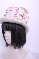 画像1: candynoir / シルクハット/ウサ耳  オフシロ O-26-01-20-1009-EL-AC-IG-ZTK025 (1)