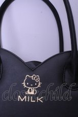 画像2: MILK / ハートバッグ キティ×MILK  クロ O-26-01-20-1062-ML-BG-OW-ZT274 (2)