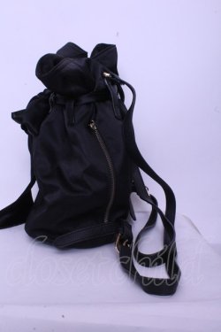 画像2: Maison de FLEUR / Liane 巾着リボンリュック  クロ O-26-01-20-1065-LO-BG-OW-OS