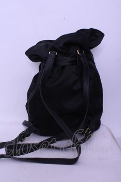 画像3: Maison de FLEUR / Liane 巾着リボンリュック  クロ O-26-01-20-1065-LO-BG-OW-OS