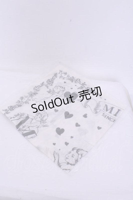 画像1: MILK / 50thハンカチーフ  シロ O-26-01-20-1067-ML-ZA-OW-ZT575-F006 (1)