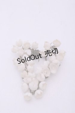 画像1: PINK HOUSE / すずらんハートコサージュ  シロ O-26-01-20-1069-LO-AC-IG-OS