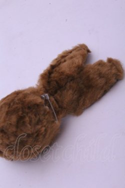 画像2: PINK HOUSE / うさぎフェイスブローチ  ブラウン O-26-01-20-1070-LO-AC-IG-OS