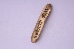 画像1: KANEKO ISAO / ロゴバレッタ  ゴールド O-26-01-20-1082-EL-AC-IG-OS