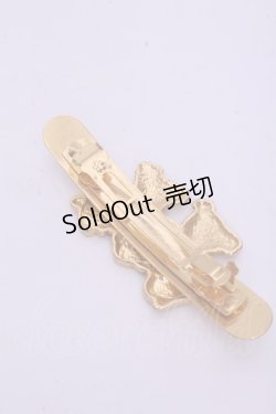 画像2: PINK HOUSE / くまペアバレッタ  ゴールド O-26-01-20-1095-LO-AC-IG-OS