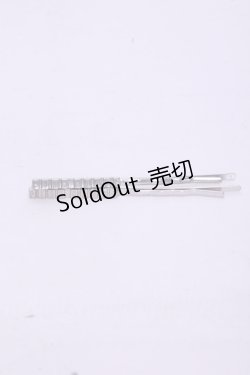 画像1: PINK HOUSE / ブロックロゴヘアピン  シルバー O-26-01-20-1099-LO-AC-IG-ZT0204J