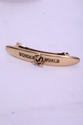 WONDERFUL WORLD / ロゴくまバレッタ  ゴールド O-26-01-20-1100-LO-AC-IG-ZT575-F006