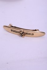 画像1: WONDERFUL WORLD / ロゴくまバレッタ  ゴールド O-26-01-20-1100-LO-AC-IG-ZT575-F006 (1)