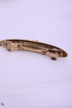 画像2: WONDERFUL WORLD / ロゴくまバレッタ  ゴールド O-26-01-20-1100-LO-AC-IG-OS