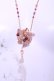 画像1: PINK HOUSE / ビーズフラワーモチーフネックレス  ピンク O-26-01-20-1104-LO-AC-IG-OS (1)