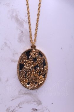 画像1: INGEBORG / フラワーミラーネックレス  ゴールド O-26-01-20-1107-LO-AC-IG-OS