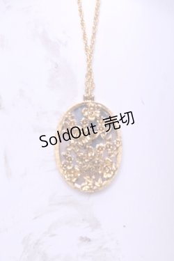 画像1: INGEBORG / フラワーミラーネックレス  ゴールド O-26-01-20-1117-LO-AC-IG-ZT575-F006