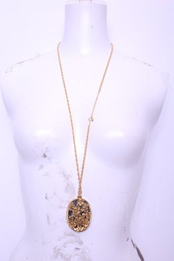 画像2: INGEBORG / フラワーミラーネックレス  ゴールド O-26-01-20-1117-LO-AC-IG-OS