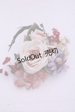 画像1: PINK HOUSE / 薔薇ブーケコサージュ  ピンク×オフ系 O-26-01-20-1116-LO-ZA-IG-OS