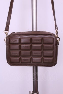画像1: Maison de FLEUR / ショコラショルダーバッグ  ブラウン O-26-01-20-1025-LO-BG-IG-OS