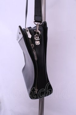 画像4: Jean Paul GAULTIER / メタルプレートショルダーバッグ  ブラック×シルバー O-26-01-20-1030-GO-BG-IG-OS