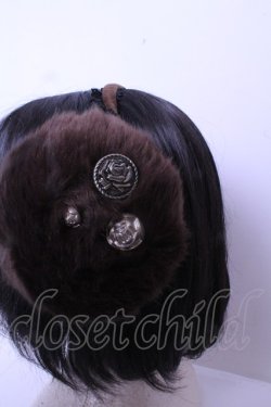 画像2: h.NAOTO / ファーイヤーマフ  ブラウン O-26-01-20-1004-HN-ZA-IG-OS