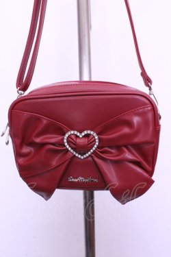 画像1: DearMyLove / 大きめリボンショルダーバッグ  アカ O-26-01-20-1032-EL-BG-IG-OS