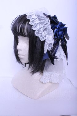 画像1: ALICE and the PIRATES / 薔薇の誓い〜愛と裏切りの輪舞曲〜柄ヘッドドレスカチューシャ  アオ O-26-01-20-1005-PA-AC-OW-OS