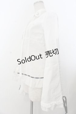 画像2: PEACE NOW / リボンブラウス M ホワイト O-26-01-20-010-PU-BL-OW-OS