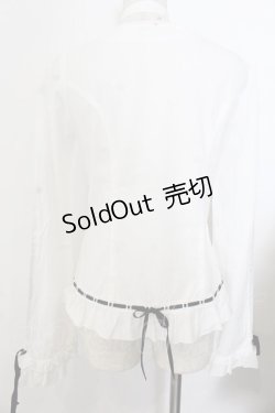 画像3: PEACE NOW / リボンブラウス M ホワイト O-26-01-20-010-PU-BL-OW-OS