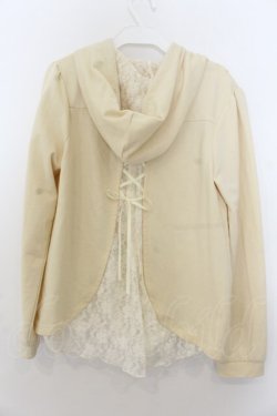 画像2: axes femme / バックシャンレースパーカー M イエロー O-26-01-20-011-AX-TO-OW-OS