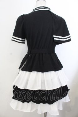 画像3: Jamieエーエヌケー / ゴシックミリタリーワンピース  クロ×シロ O-26-01-20-019-0-OP-IG-OS