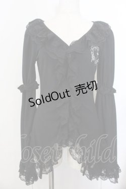 画像1: Jamieエーエヌケー / ヒラヒラゴシックカーディガン  クロ O-26-01-20-020-0-TO-IG-OS