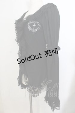 画像2: Jamieエーエヌケー / ヒラヒラゴシックカーディガン  クロ O-26-01-20-020-0-TO-IG-OS