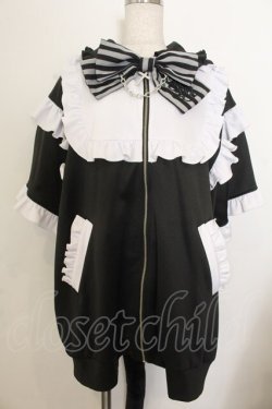 画像1: Jamieエーエヌケー / ゴシック制服ジャージ  クロ×シロ O-26-01-20-023-0-JA-IG-OS