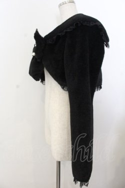 画像2: Ank Rouge / ショートファーボレロコート  クロ O-26-01-20-025-CA-JA-IG-OS