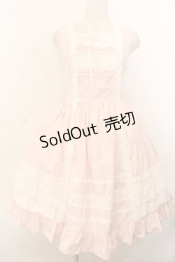 画像1: BABY,THE STARS SHINE BRIGHT / レースフリルジャンパースカート  ピン O-26-01-20-028-BA-OP-IG-OS