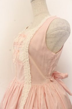 画像2: BABY,THE STARS SHINE BRIGHT / レースフリルジャンパースカート  ピン O-26-01-20-028-BA-OP-IG-OS