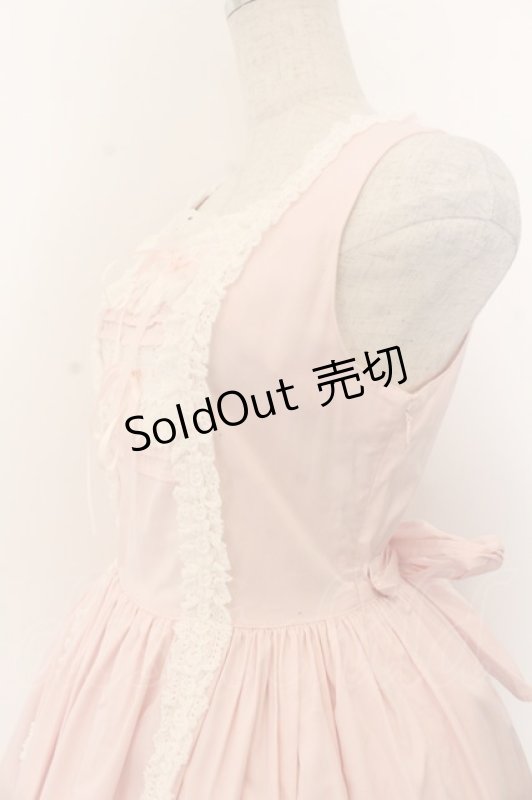 画像2: BABY,THE STARS SHINE BRIGHT / レースフリルジャンパースカート  ピン O-26-01-20-028-BA-OP-IG-OS (2)