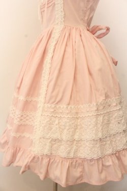 画像3: BABY,THE STARS SHINE BRIGHT / レースフリルジャンパースカート  ピン O-26-01-20-028-BA-OP-IG-OS