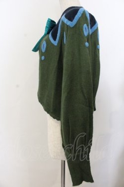 画像2: Secret Honey / 戴冠式ドルマンカーディガン（アナと雪の女王ver）  グリーン O-26-01-20-033-CA-TO-IG-OS