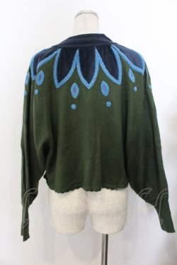 画像3: Secret Honey / 戴冠式ドルマンカーディガン（アナと雪の女王ver）  グリーン O-26-01-20-033-CA-TO-IG-OS