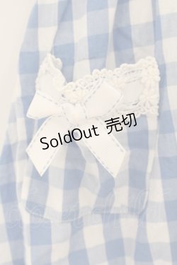画像3: LIZ LISA / ギンガムエプロン風ワンピース  サックス O-26-01-22-030-LO-OP-IG-OS
