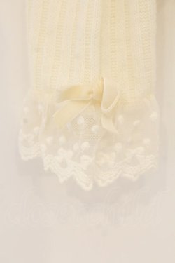 画像3: LIZ LISA / リボンベアーリブペタトップス  オフシロ O-26-01-22-032-LO-SK-IG-OS