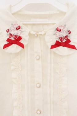 画像2: LIZ LISA / ベリーブーケ刺繍ブラウス  ピンク O-26-01-22-003-LO-BL-IG-OS