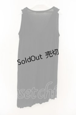 画像3: ALGONQUINS / スカルプリントルーズタンク  ブラック O-26-01-22-036-AL-TO-IG-OS