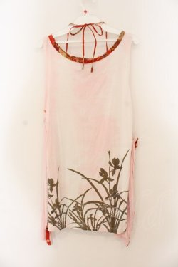 画像4: gouk / 斑染めオフショルカットソー  ピンク×ホワイト×レッド O-26-01-22-043-GO-TO-IG-OS