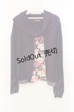 画像1: gouk / 和柄オフショルカットソー  パープル O-26-01-22-044-GO-TO-IG-OS