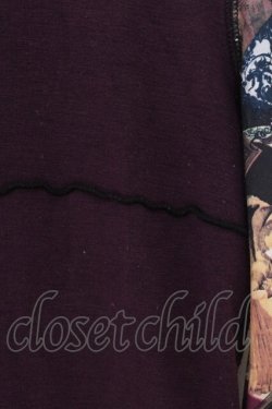 画像3: OZZ ANGELO / 継ぎ接ぎハイネックニット  パープル O-26-01-22-045-OO-TO-IG-OS