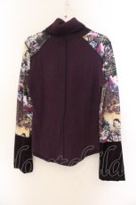 画像4: OZZ ANGELO / 継ぎ接ぎハイネックニット  パープル O-26-01-22-045-OO-TO-IG-OS (4)