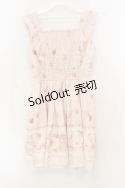 画像4: LIZ LISA / スウィートラテ柄ワンピース  ピンク O-26-01-22-004-LO-OP-IG-OS